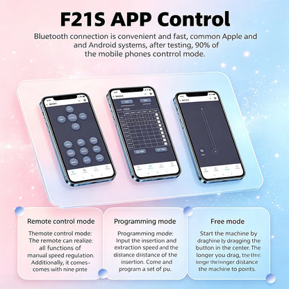 F21S-200W Powerful Sex Machine F21S Automatic Masturbation Toy with Dildo Attachments Wireless/Wired Control App Compatible for Men And Women