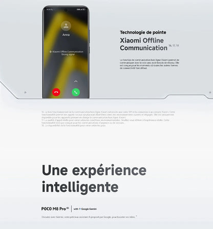 POCO M8 Pro 5G, NFC, 6.83" CrystalRes 1.5K AMOLED Display, Snapdragon® 7s Gen 4, 50 MP Camera, 6500 mAh Battery, IP68