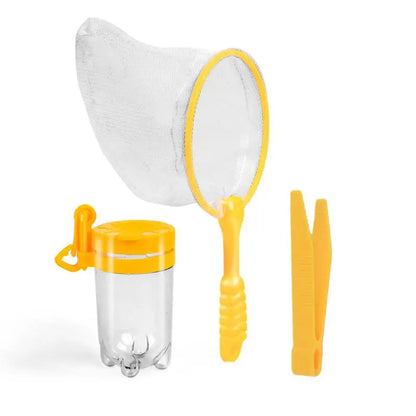 1Set Natural Exploration Tool Insects Observation Jar Feeding Box Capture Net Insects Catching Tweezers For Male & Female