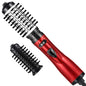 Rotating Hair Dryer Brush Electric Blow Drier Comb Hot Air Straightener Curler Iron One Step 2 Gears Blower Replaceable 2 Heads