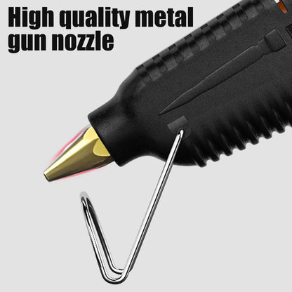 150W Hot Melt Glue Gun 11mm Glue Stick 3-5Min Preheating 15s Quick Release Copper Nozzle Anti-scald 100-220V EU US Plug