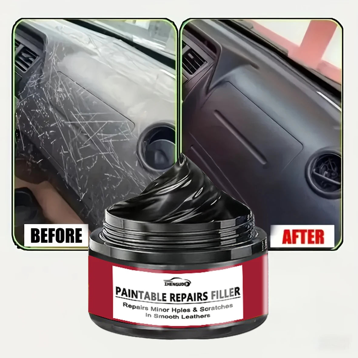 Car Interior Restoration Wax - Plastic Component Renewal, Interior Shine Wax, Tire Protection, Black Vehicle Carbonization Restoration with Nanocrystal Layer - Efficient Scratch Removal, Restoration Formula, Smooth Surface Pr