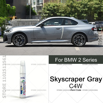 Car Paint Repair Pen Touch Up Scratch Remover DIY Auto Accessories Alpine White 300 Black Blue Gray For 2013-2025 BMW 2 Series