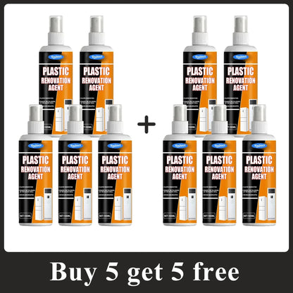 General Household Plastic Repair Agent Plastic Renovation Spray Easily Removes Scratches, Oxidizes, Yellows and Repairs