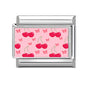 Y2K Red Pink Heart Dog Cat Flowers Italian Charm Link Fit 9mm Stainless Steel Jewelry DIY Making Bracelets For Gifts