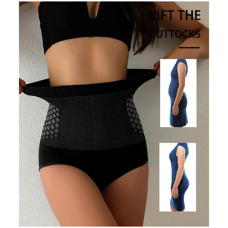 Women's Pantie Brief Tummy-control Pantie Fat Burning Sculpting Short Seamles High-waisted Women Underwear High Waist Sculpting