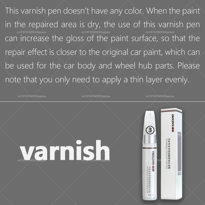 Car Wheel Scratch Repair Pen Black Edge Repair Paint Remover Black Silver Varnish Varnish Repair Set Silver Paint Pen