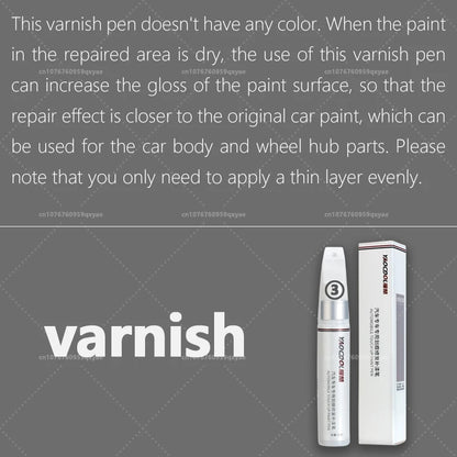 Car Wheel Scratch Repair Pen Black Edge Repair Paint Remover Black Silver Varnish Varnish Repair Set Silver Paint Pen