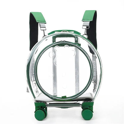 High Quality Pet Suitcase with Shoulder Straps, Portable for Dogs To Go Out Transparent Bag, Space Cabin, Cat Bag Large Capacity
