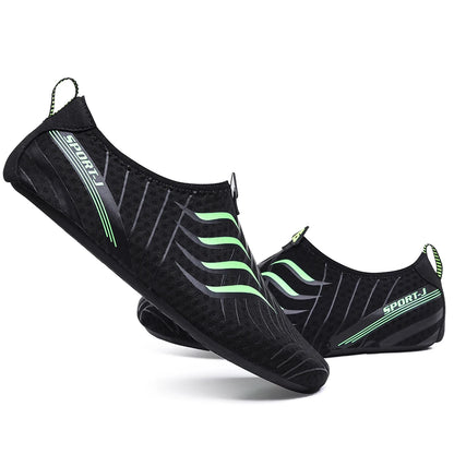 Men Water Aqua Shoes Women Swimming Sneakers Barefoot Sandals Beach Wading Flats Unisex Breathable Quick Dry Footwear