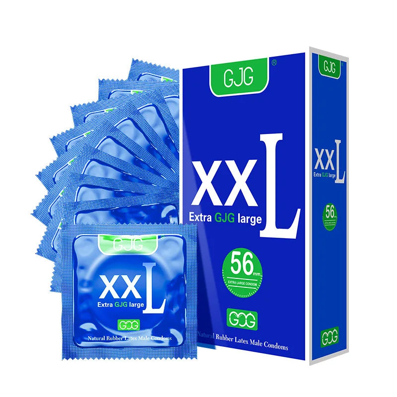 10pcs 65mm XXL Condoms Adults Toys For Men Long Sex Delay Ejaculation Super Thin Condoms G Spot Stimulation Penis Sleeve SexShop