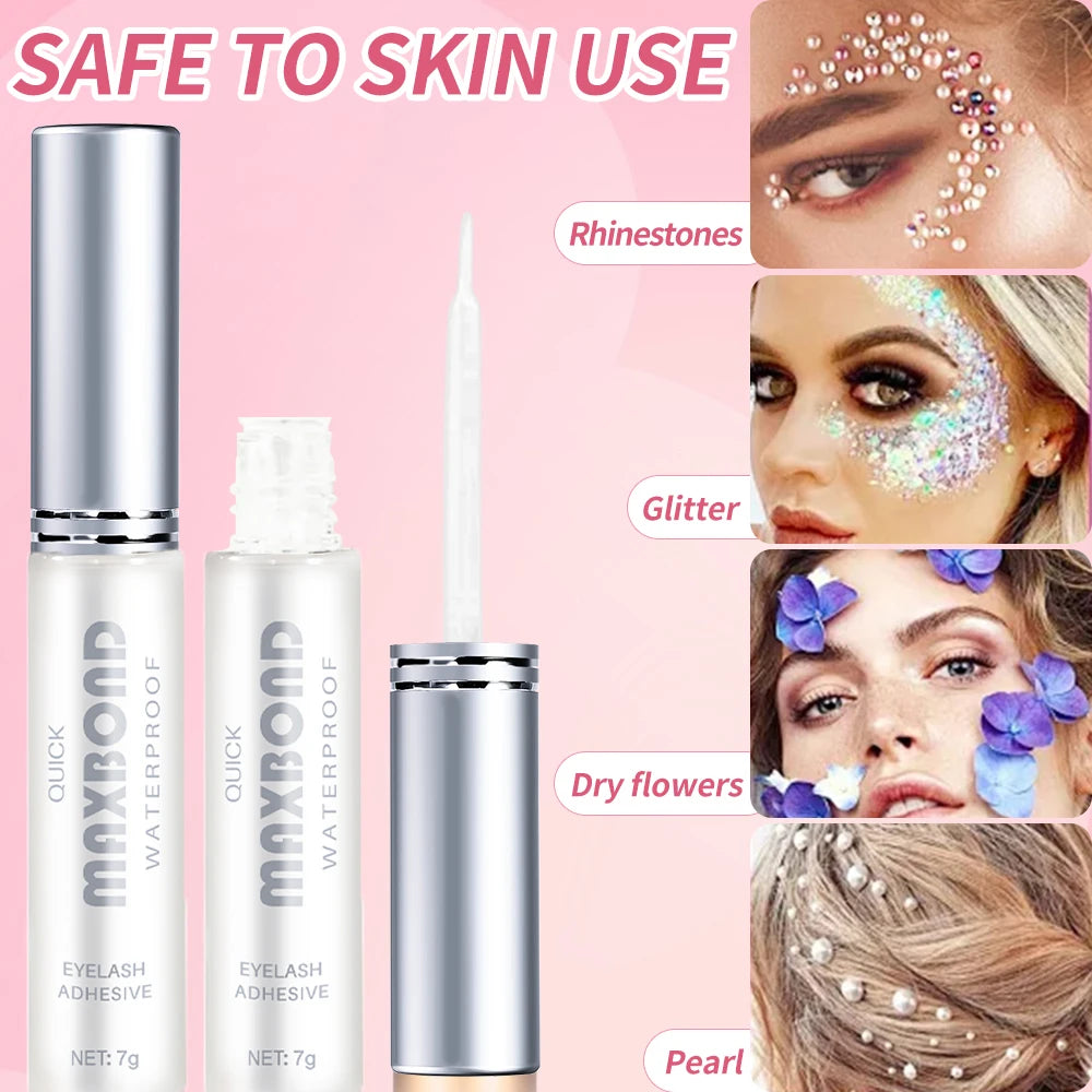 7g Waterproof Quick Dry False Eyelash Glue for Lash Lift Eyelash Perming Setting Brow Lamination Eyebrow Perm Tools Accessories