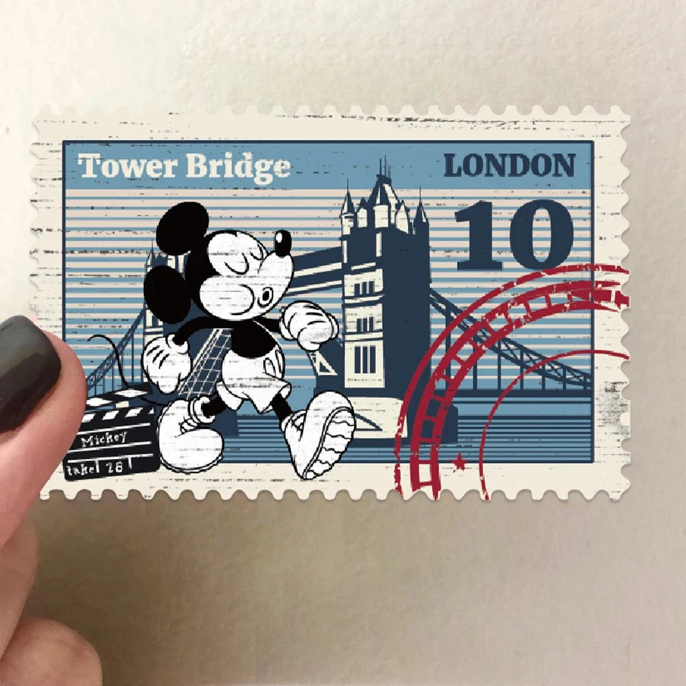 10/30/50pcs Disney Retro Mickey Stamps Cartoon Stickers Funny Graffiti Sticker for Kids Toy DIY Stationery Notebook Phone Decals