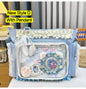 New Y2K Cute Japanese Ita Bag Lolita Girl Transparent Shoulder Tote Bag Large Capacity Crossbody Casual Bag DIY Display Handbags