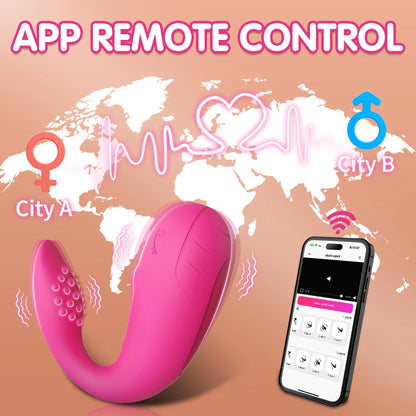 Wireless Bluetooth APP Vibrator Egg for Women Clit Clitoris Stimulator Wearable G Spot Vibrating Female Love Egg Adult Sex Toys
