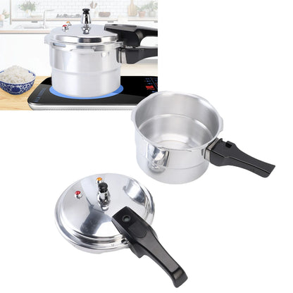 Pressure Canner Pressure Cooker 3L Explosion Proof Aluminum Stovetop Fast Cooking Canning Cooker Pot with Steam Rack for Kitchen
