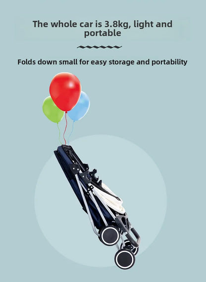 Outdoor Portable Folding Pet Stroller Small Cat Dog Rabbit Hamster Lightweight Vehicle Compatible Carrier Pet Trolley