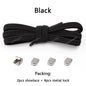 No tie Shoe laces Elastic laces Sneakers Flat Shoelaces without ties Quick Shoelace for Shoes Kids Adult One Size fits All Shoes