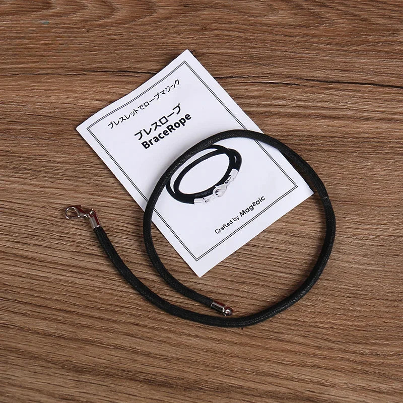 Tenyo Bracelet Hallucinatory Bracelet Rope Knot Transfer Magic Tricks Close up Interaction Magia Props Illusions Prediction Mind