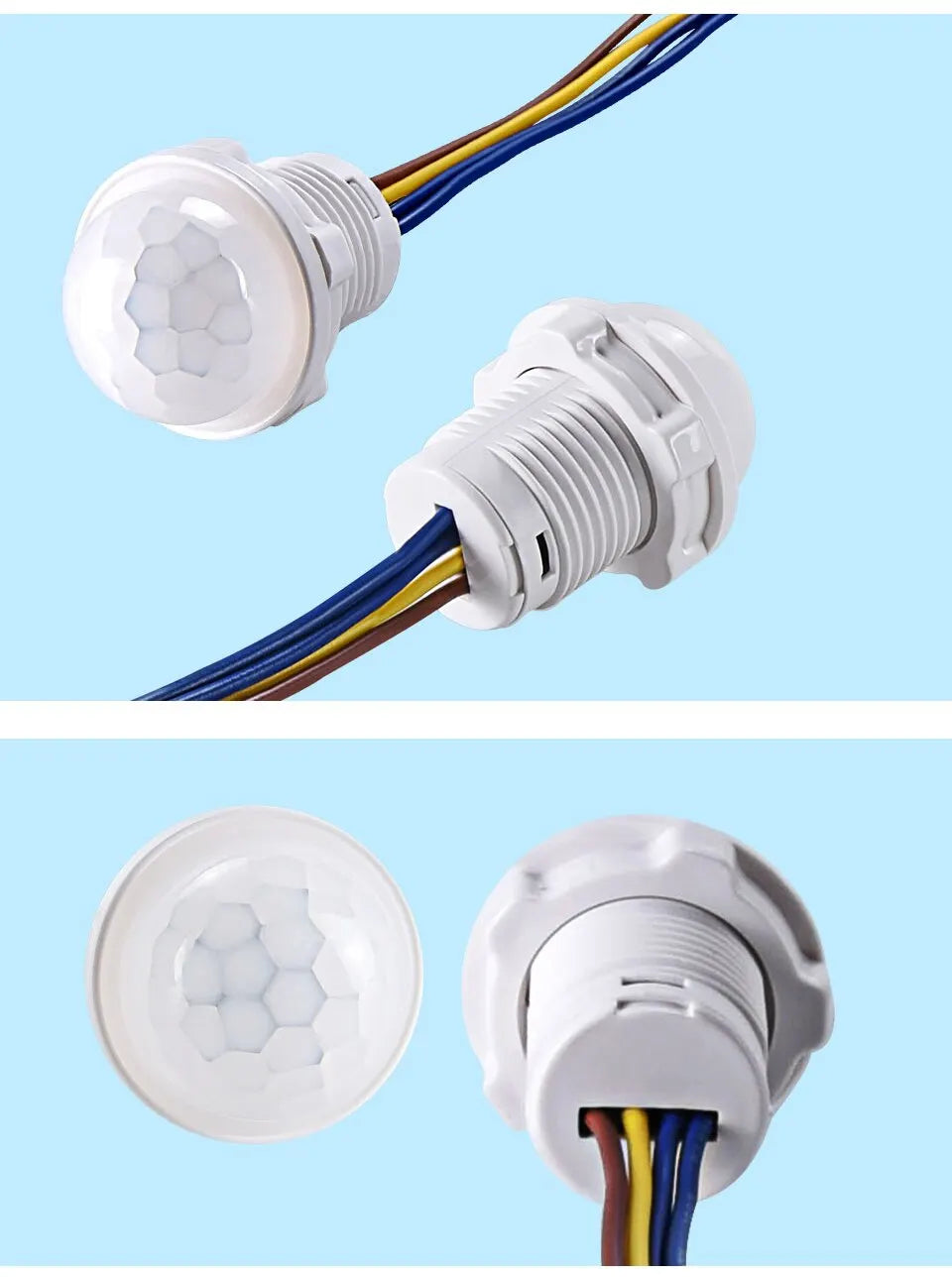 1/2PCS Smart PIR Sensor Detector Switch 110V 220V Human Body Infrared Motion Sensor Indction Auto On Off Light Switches