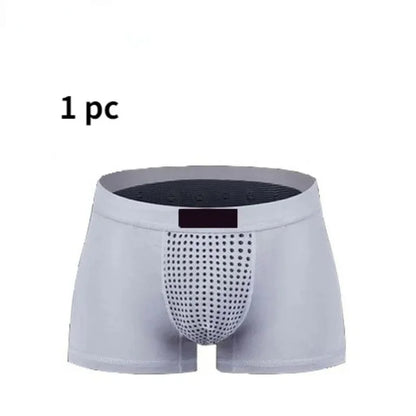 2026 Men Magnetic Therapy Boxer Briefs Breathable Comfortable Underwear with 22 Health Magnets for Blood Circulation L-6XL Size