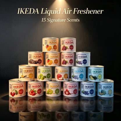 IKEDA 120g Lavender Scent Liquid Air Freshener, Long Lasting Calming Floral Fragrance, Powerful Odor Eliminator for Car Home Off