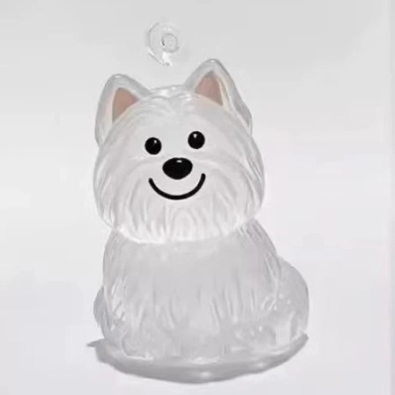 New Clear Puppy Hair Memorial Keepsake Capsule Pet's Dog Fur Container DIY Pendant Keychain Decor Pet Lovers Home Display Gifts