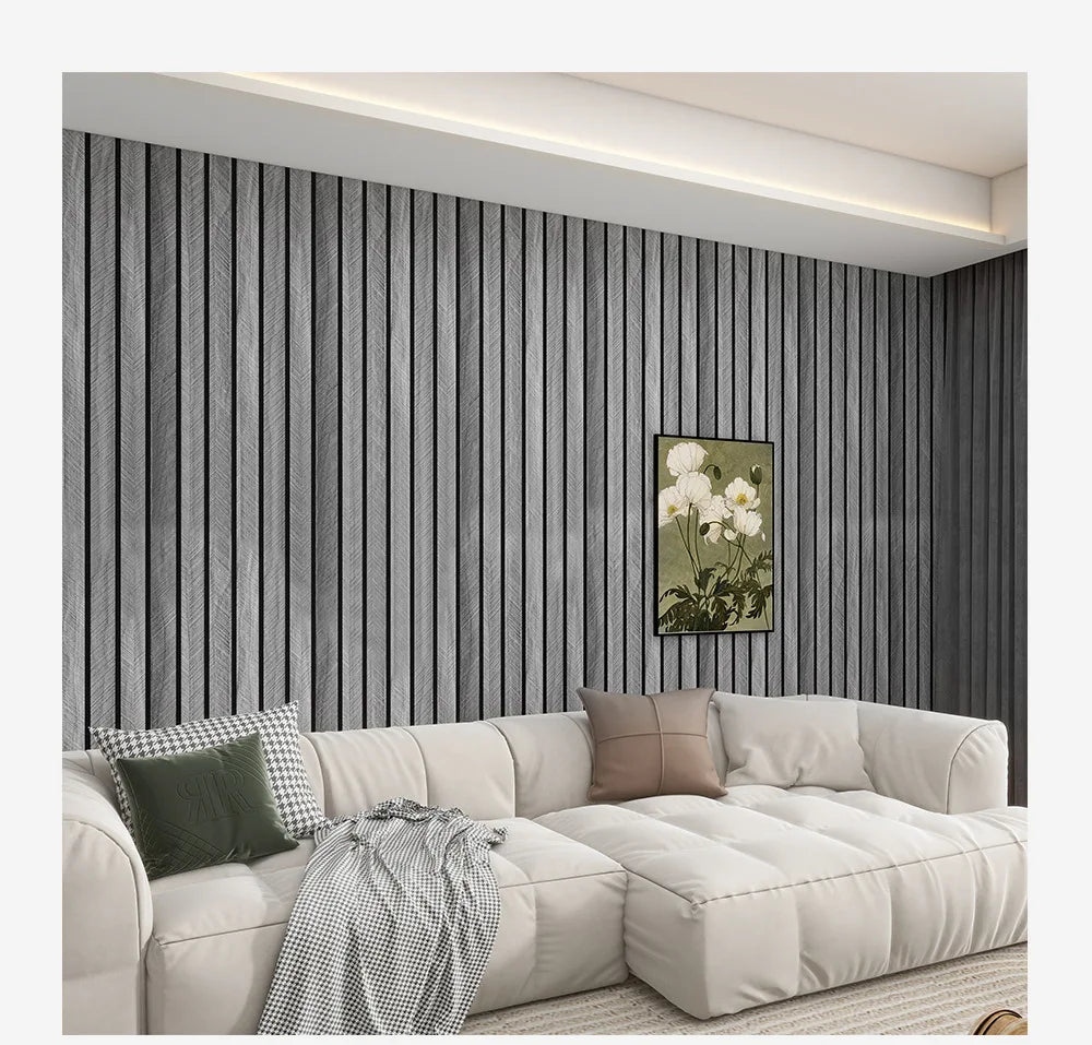 Thick Wood Grain Self-adhesive Wall Sticker Waterproof for Home Decortion Peel and Stick Foam Wallpaper Bedroom Living Room