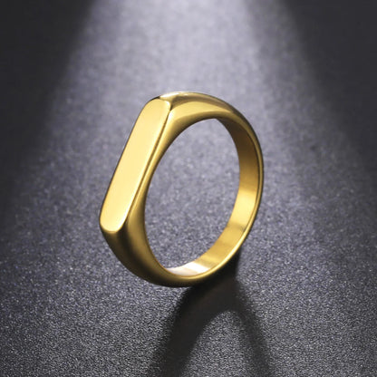 Couple Engrave Name Finger Ring Personalized Custom Gift For Woman Men Wedding Marry Love Silver Color Stainless Steel Jewelry