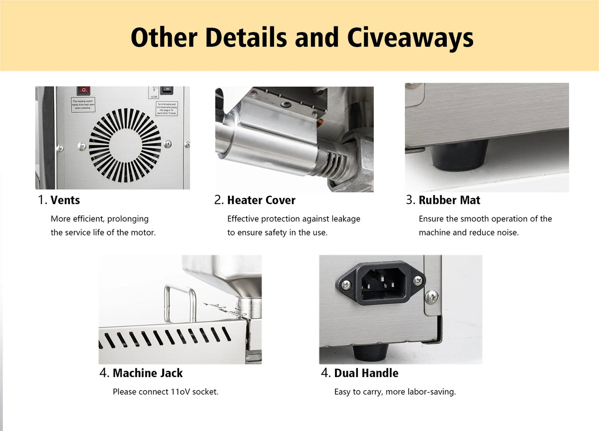 1500W 110V/220V Automatic Cold Press Oil Machine, Cold Press Machine, Sunflower Seeds Oil Extractor, Cold Press Extract