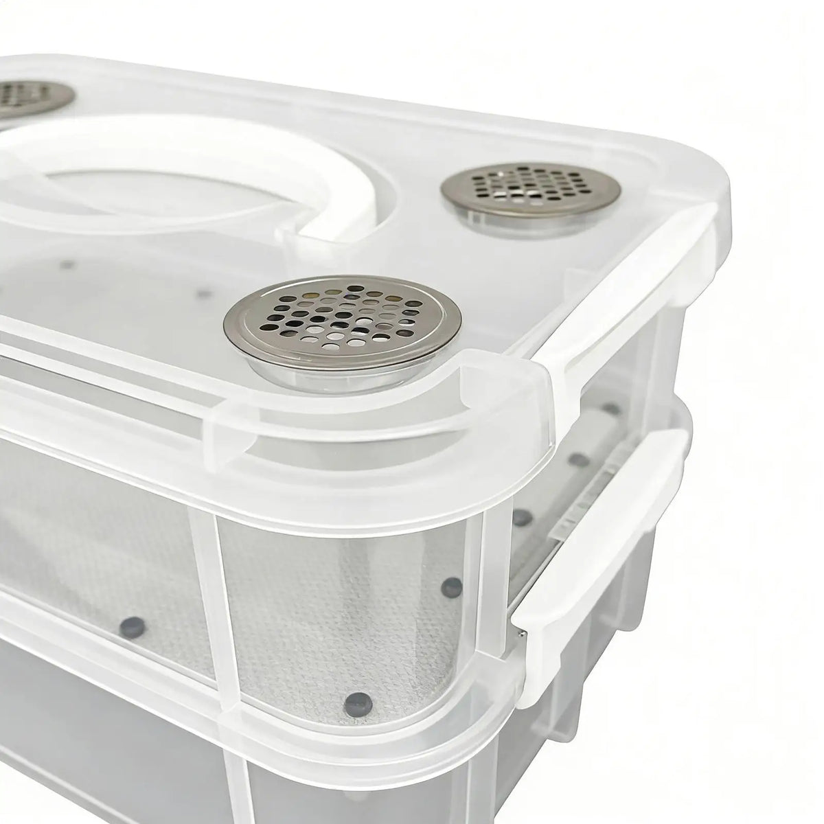 High Capacity Mealworm Farm Transparent Mealworm Breeding Kit To Breed Live Mealworms For Bearded Dragon And Reptiles Portable