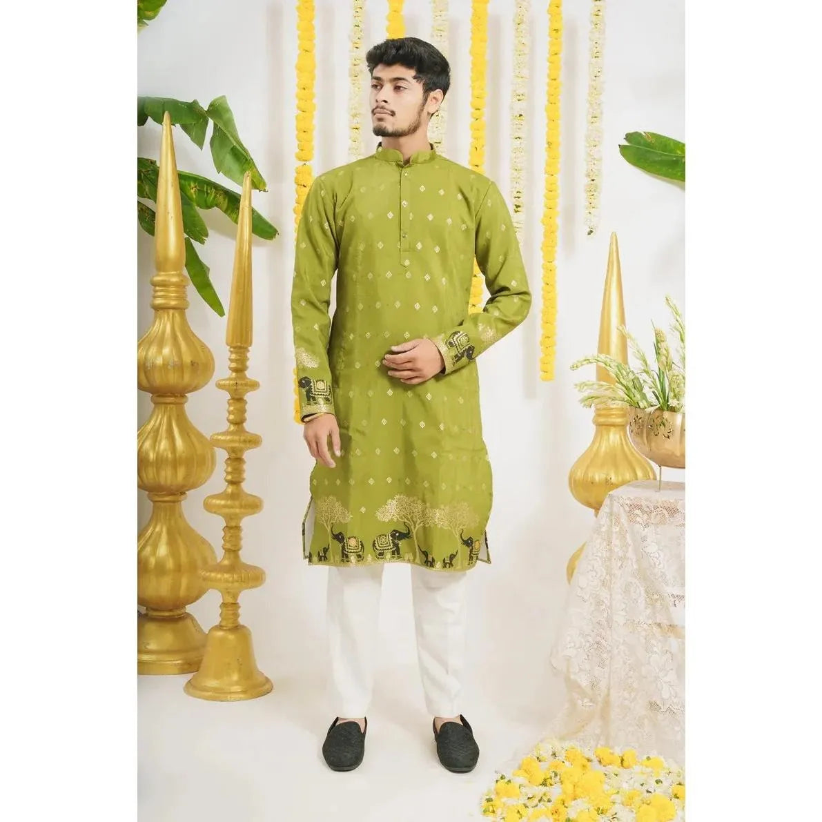 Mens Kurtta Abaya Thobe Arabic Longline Muslim Henley Kaftan Banded Plain Gown Shirts Men's Muslim Kaftan 2026 National style