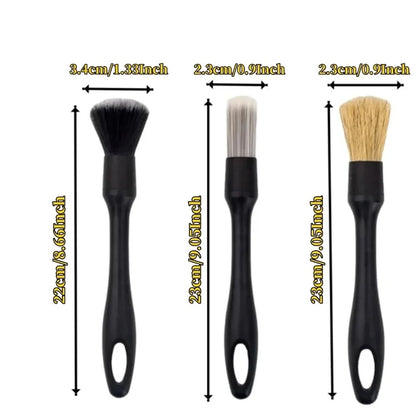 4-5PCS Car Detailing Brush Set Air Conditioning Vent Clean Crevice Sweep Dust Duster Auto Interior with Brush Car Wash Tool Set
