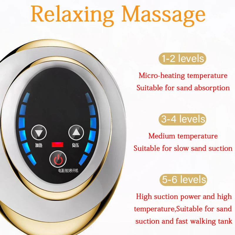 Electric Scraping Massage Cupping Body Massager Vacuum Cans Suction Cup Heating Body Back Neck Arm Guasha Massager