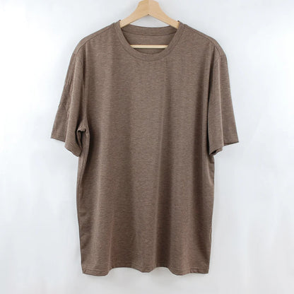 100% Merino Wool T Shirt Men Base Layer Merino Shirt Wicking Breathable Quick Dry Anti-Odor No-itch Big USA Size
