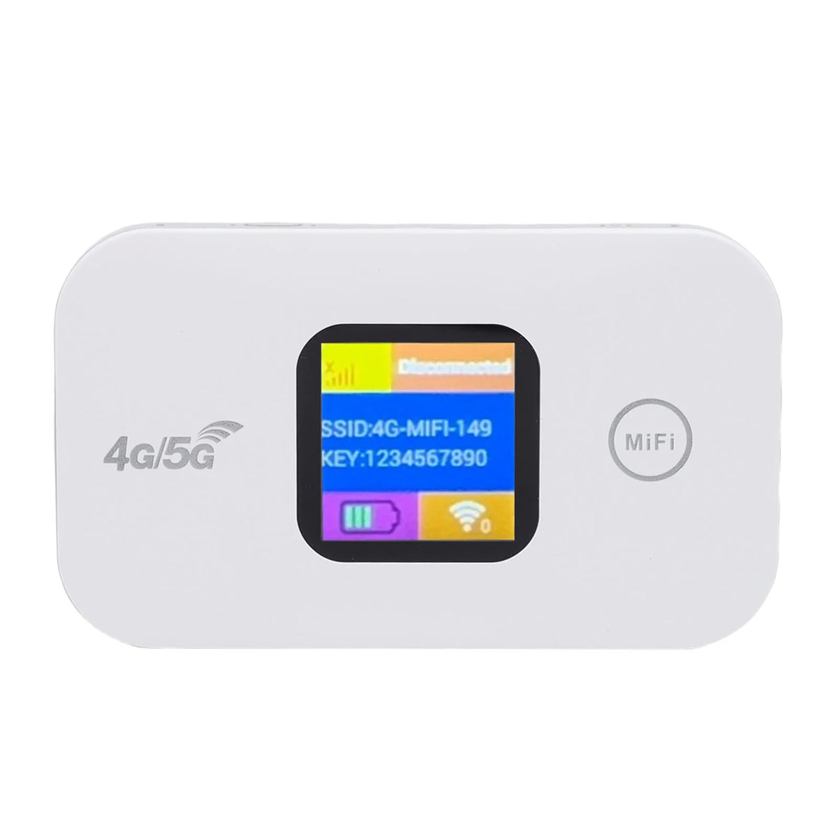 Travel WiFi Hotspot SIM Slot LED Display 4G 5G Mobile Hotspot 300Mbps Stable Connection Supports 10 Devices for Outdoor for RV