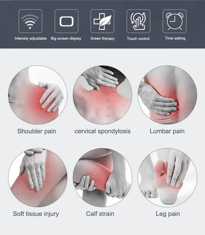 Ultrasonic Therapy Machine For Pain Relief Muscle Joints Massage No Drug Ultrasound 1MHz Physiotherapy Device LCD Screen Display