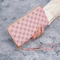 New niche European and American trend printing long large-capacity multifunctional wallet clutch wholesale bag
