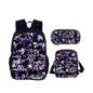 Cartoon Popular Shadow Milk Plush 3D Print 3pcs/Set pupil School Bags Laptop Daypack Backpack Inclined shoulder bag Pencil Case