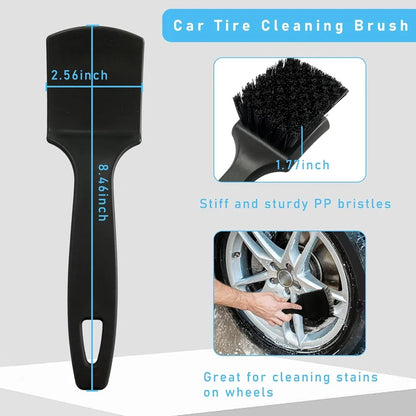 Car Wash Brush Auto Tire Rim Wheel Hub Clean Brushes Tire Wheels Detailing Cleaning Tool Automobile Tyre Washing Brush