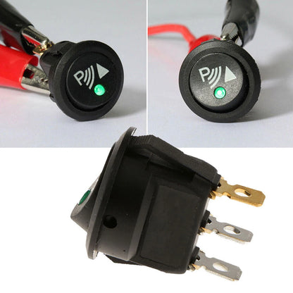Car 3 Pin Rocker/Parking Off Switch Front Rear Walking Sensor Interior Accessory