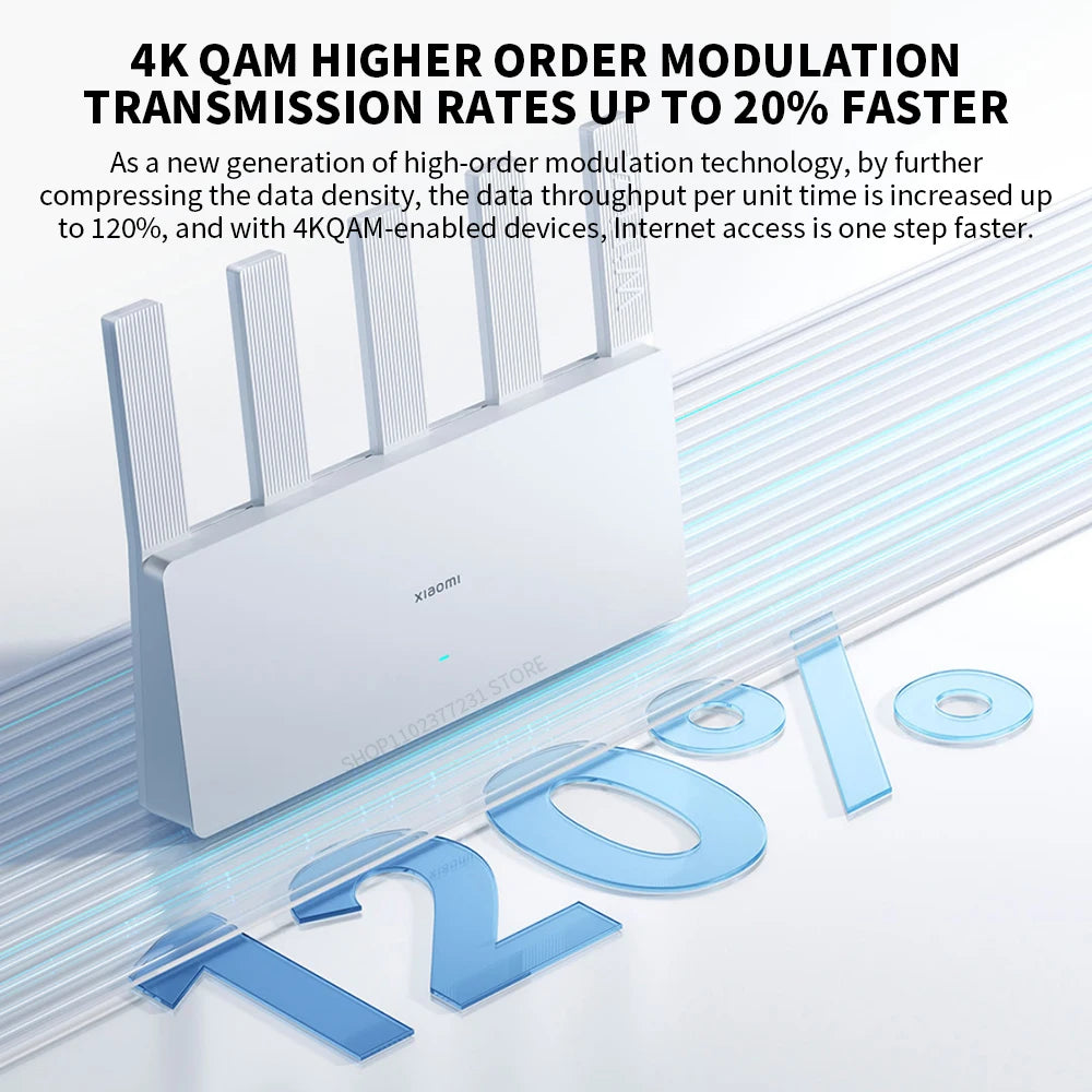 NEW XIAOMI Router BE5000 Wi-Fi 7 2.4/5GHz Dual-Frequency Mesh 2.5G High-Speed Network Port IPTV OFDMA Signal Amplifier Mi Home
