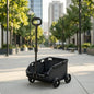 Pet Stroller with Telescopic Handle Folding Foldable Pet Stroller Sturdy Sturdy for Small Dogs, Outdoor Walks, Travel