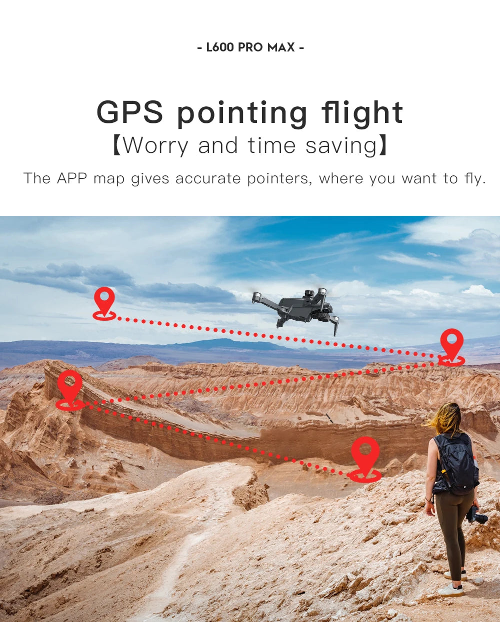 L600 PRO / L600 PRO MAX Drone 4K Professional HD Dual Cameras 3-axis Gimbal 5G WIFI Brushless Obstacle Avoidance Security Drone