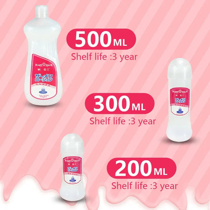 Japan Lubricant For Sex 200ml/300ml/500ml Sex Semen Viscous Lube For Couples Vagina Anal Oil Lubrication Intimate Goods Sex Toys
