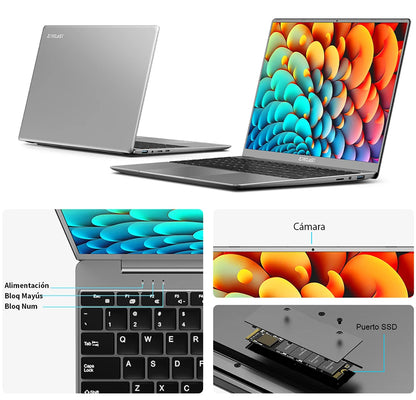 Teclast F16Pro Laptop 15.6 Inches, Backlit Keyboard, for Intel N95, 16Gb Ram 512Gb Rom, 1920X1200 Fhd Ips, Compatible with Mini-Hdmi