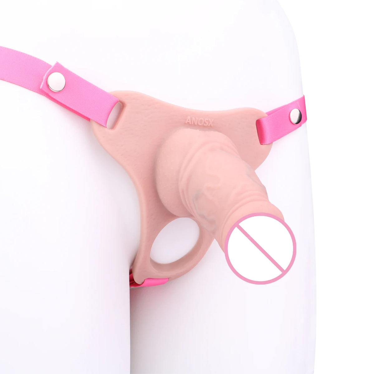 ANOSX Multi-styles Penis Sleeve Realistic Dildo Sheath Silicone Male Chastity Cage With Lockable Secure Chastity Belt BDSM Toy