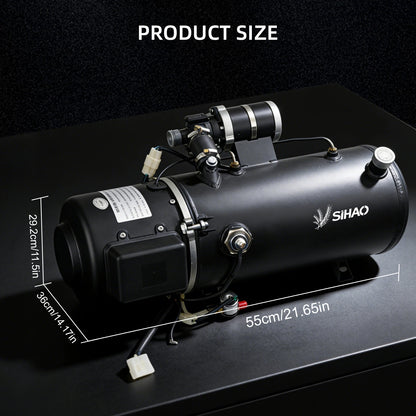 SIHAO 5KW 16.3KW Liquid Fuel Parking Heater Vehicle Auxiliary Heater Engine Startup Cabin Heating Windshield Anti-Frost Unit