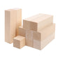 6/10/50Pcs Basswood Carving Block Natural Cork DIY Wood Crafts Portable Carving Art Supplies Suitable for Beginners/Craft Lovers