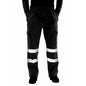 Mens Work Joggers Patchwork Workwear Uniform Bottoms Safety Sweat Pants Striped Reflective Pants Loose Mens Jogging Trousers